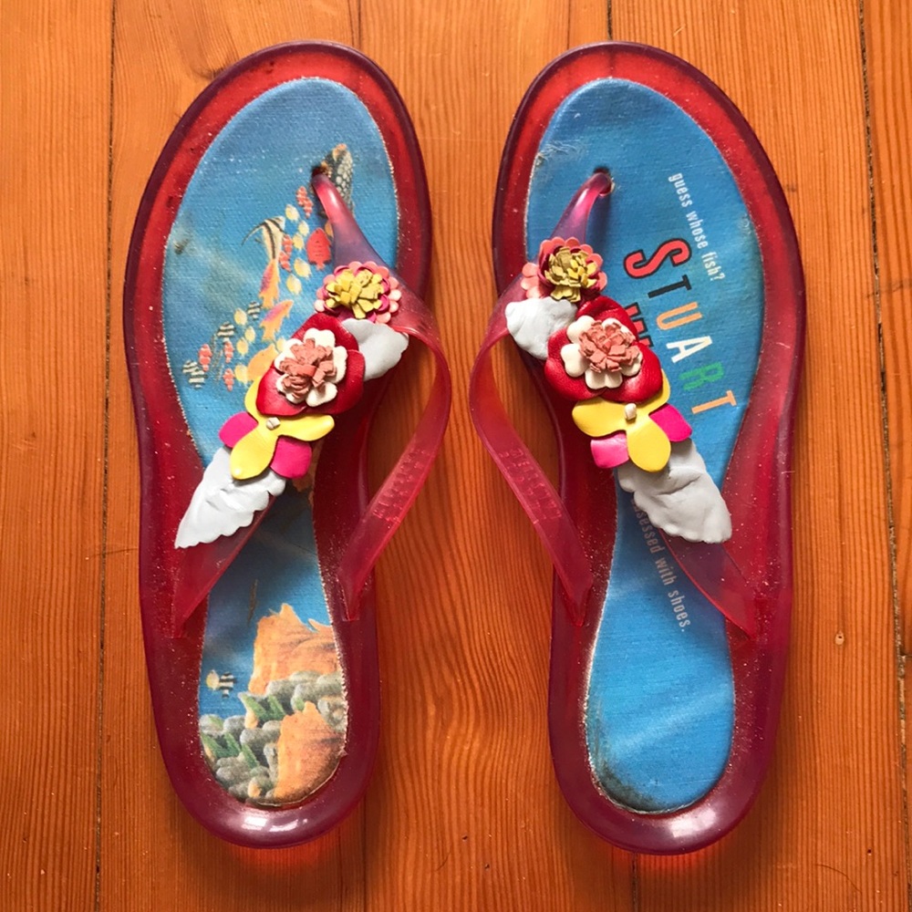 Stuart weitzman flip flops